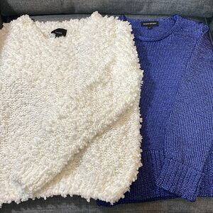 Banana Republic and Anthropologie Crew Neck Sweaters.